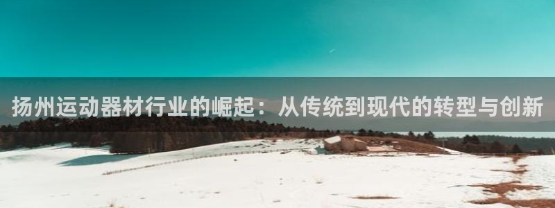 熊猫体育官网下载平台注册要钱吗安全吗:扬州运动器材行业的崛起