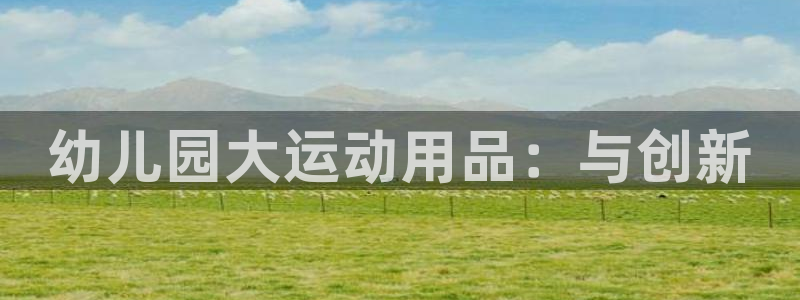 熊猫体育官方:幼儿园大运动用品:与创新